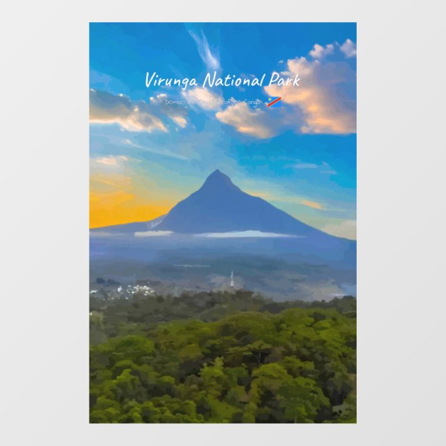 Virunga National Park, DR Congo - Volcano (Sheet)