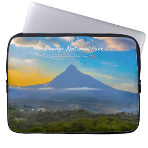 Virunga National Park, DR Congo - Volcano Laptop Sleeve