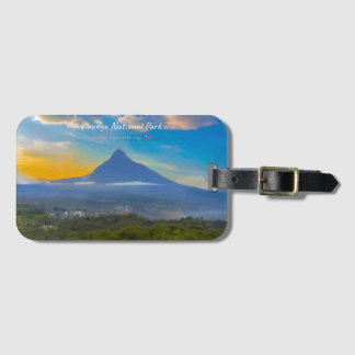 Virunga National Park, DR Congo - Volcano Luggage Tag
