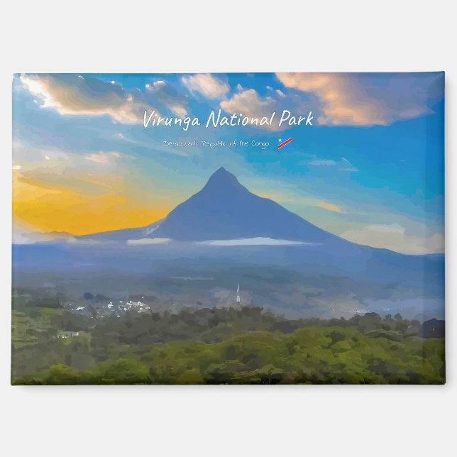 Virunga National Park, DR Congo - Volcano Magnet (Front)