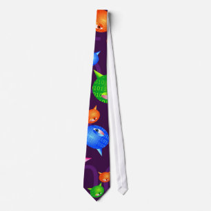 Virus Background Tie