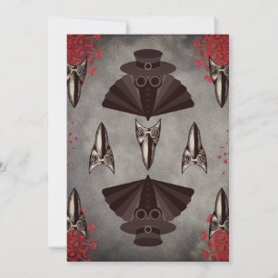 Virus-plagued Plague Doctor Invitation