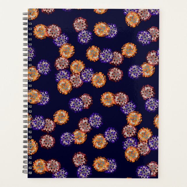 Viruses in Purple, Red, and Orange Planner (Front)
