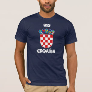 Vis, Croatia with coat of arms T-Shirt
