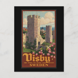Visby Sweden Postcard