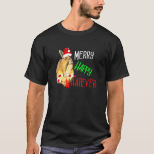 Viscacha Grumpy Christmas Merry Whatever Animal T-Shirt