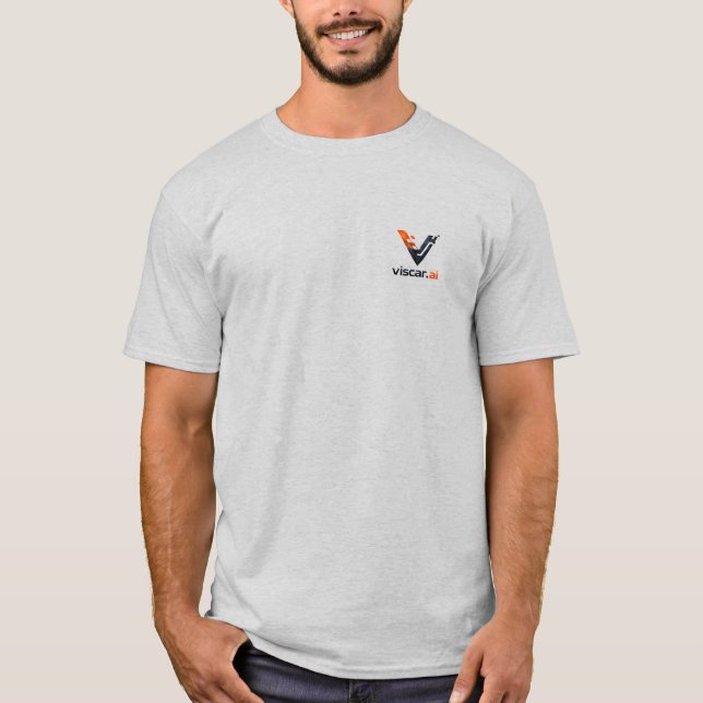 Viscar AI Tech Logo Minimalist T-Shirt (Front)