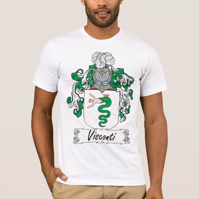 Visconti Family Crest T-Shirt (Front)