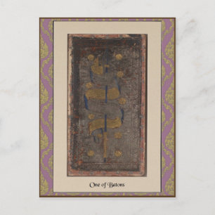 Visconti Tarot Deck Card 1 - circa 1428-1447