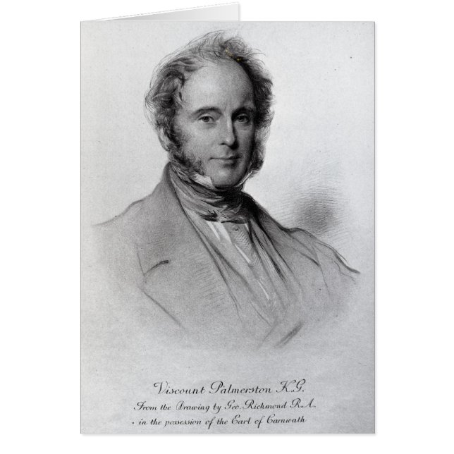 Viscount Palmerston, engraved by Emery Walker (Front)