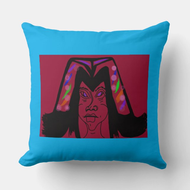 Viscountess with Headdress Cushion (Front)
