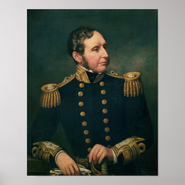 Vise Admiral Robert Fitzroy Poster (Front)