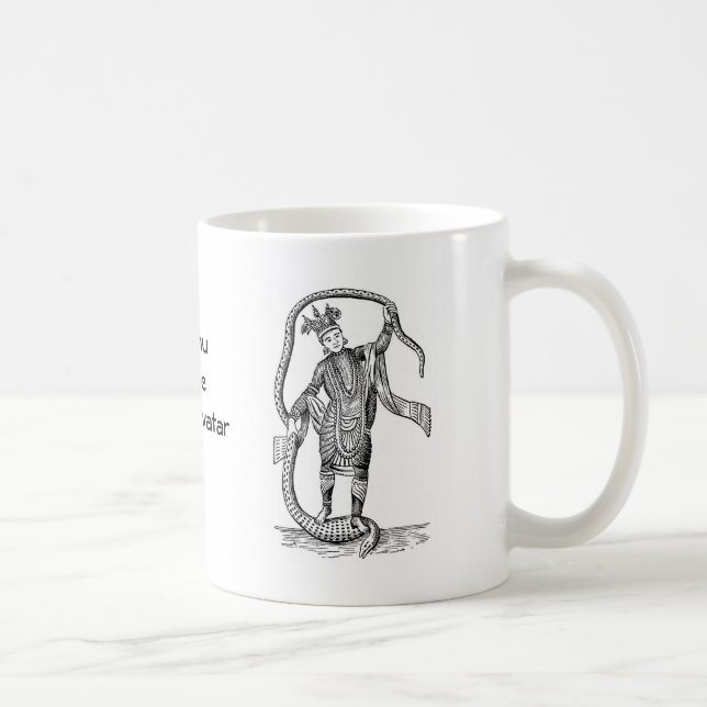 Vishnu in the 8th avatar coffee mug (Right)