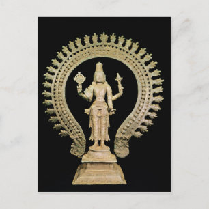 Vishnu, Late Chola Postcard