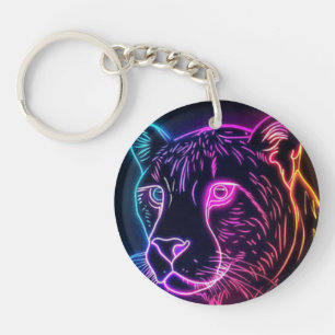 VISHNX Custom QR Code Business Brand Minimalist Ke Key Ring