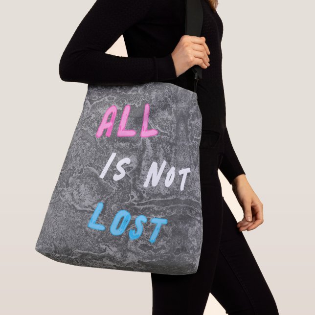 Visible Ally Hope Grunge Tote (Close Up)
