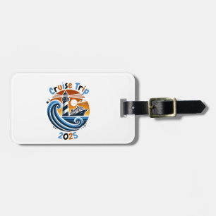 Visiiion Cruise Trip Merchandise Luggage Tag