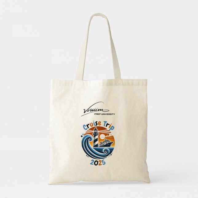 Visiiion Cruise Trip Merchandise Tote Bag (Back)
