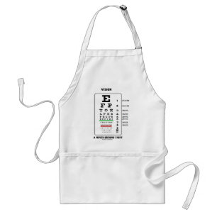 Vision A Never-Ending Sight (Snellen Chart) Standard Apron
