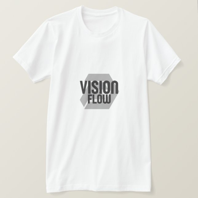 Vision Flow Minimal  Logo Tee (Design Front)