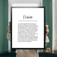 VISION Inspirational Wall Art