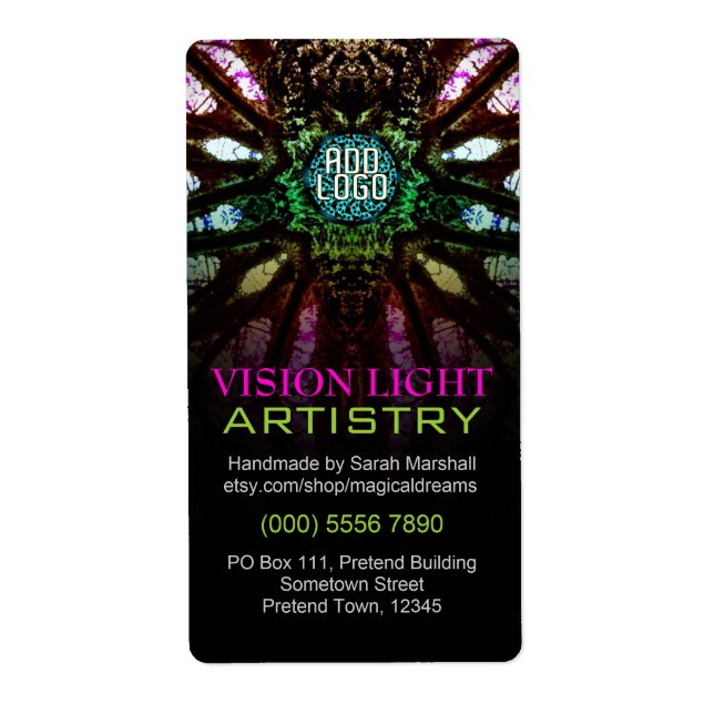 Vision Light Artistry Visionary Art Label (Front)