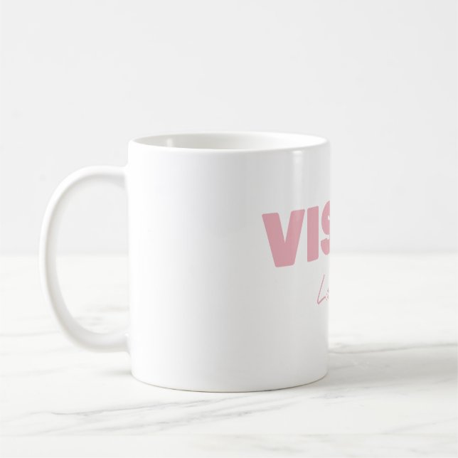 Vision Loading – Motivational Futuristic Progress  Coffee Mug (Left)