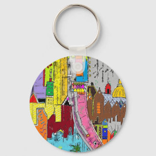 Vision Medellin Colombia Key Ring