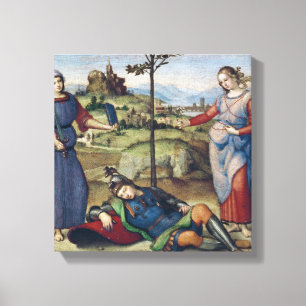 Vision of a Knight, c.1504 Canvas Print