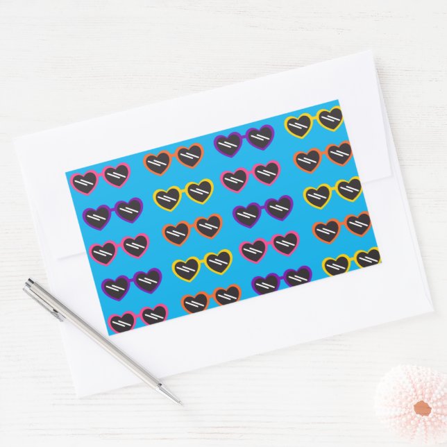 Vision Of Love Rectangular Sticker (Envelope)