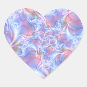 Vision of Sensetive Joy Artistic Heart Sticker