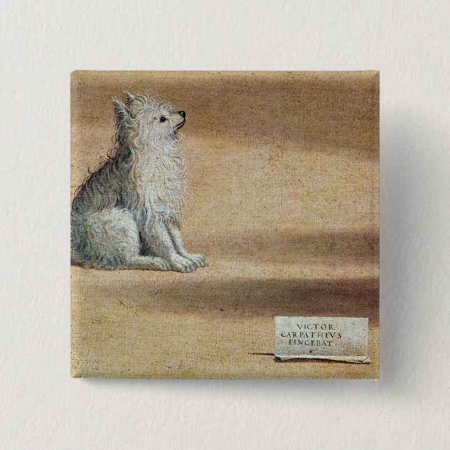 Vision of St. Augustine 15 Cm Square Badge (Front)