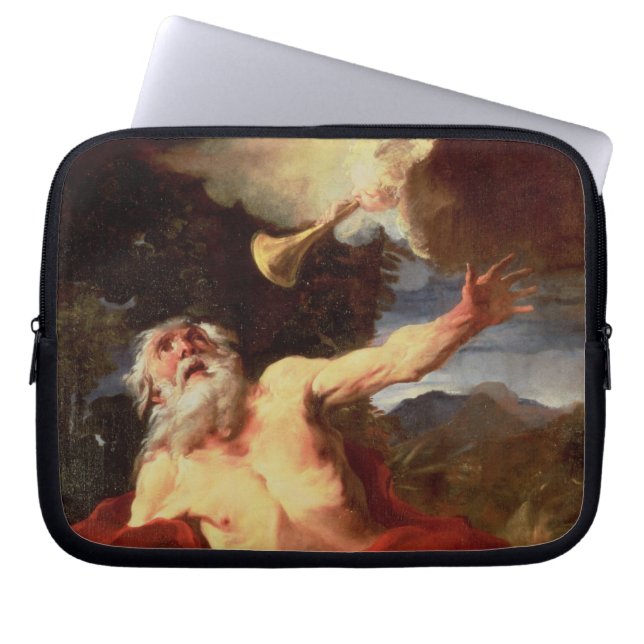 Vision of St. Jerome Laptop Sleeve (Front)