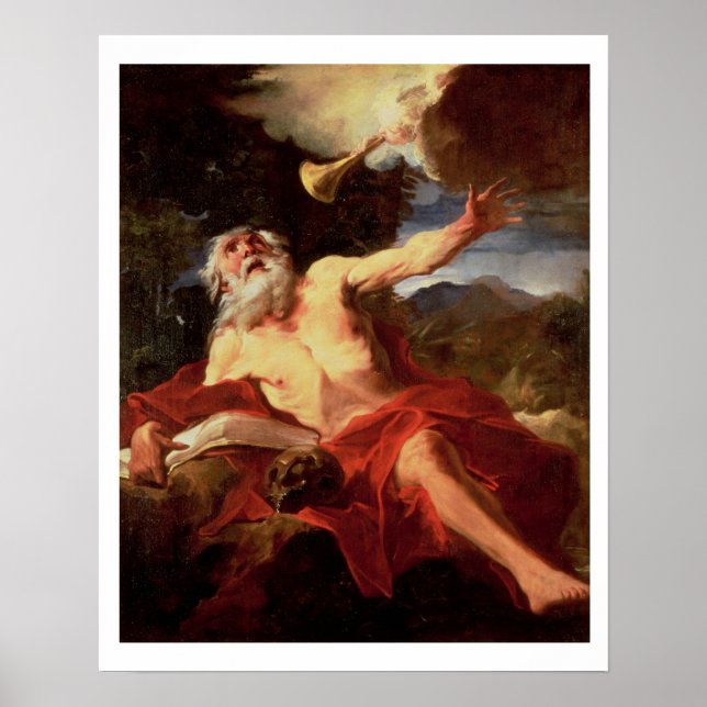 Vision of St. Jerome Poster (Front)
