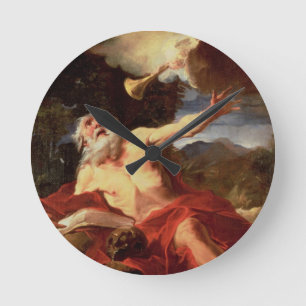 Vision of St. Jerome Round Clock