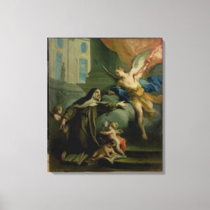 Vision of St. Teresa Canvas Print