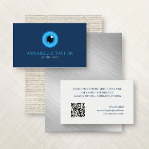 Vision Optician Optometrist Eye Glasses Business Card