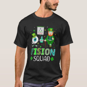 Vision Squad Leprechaun Optometrist St Patrick’S D T-Shirt