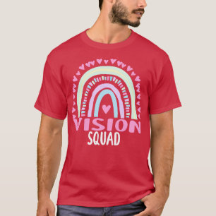 Vision Squad Party Matching Womens Appreciation Ra T-Shirt