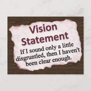 Vision Statement Postcard