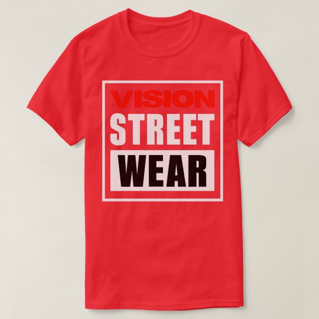 Vision Street Wear T-Shirt (Design Front)