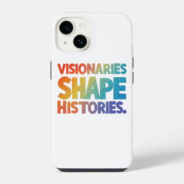 Visionaries Shape Histories  iPhone Case (Back)