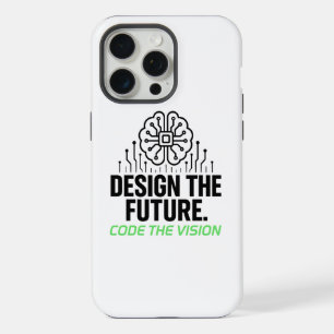 Visionary Algorithmic Canvas: Abstract Code iPhone 15 Pro Max Case