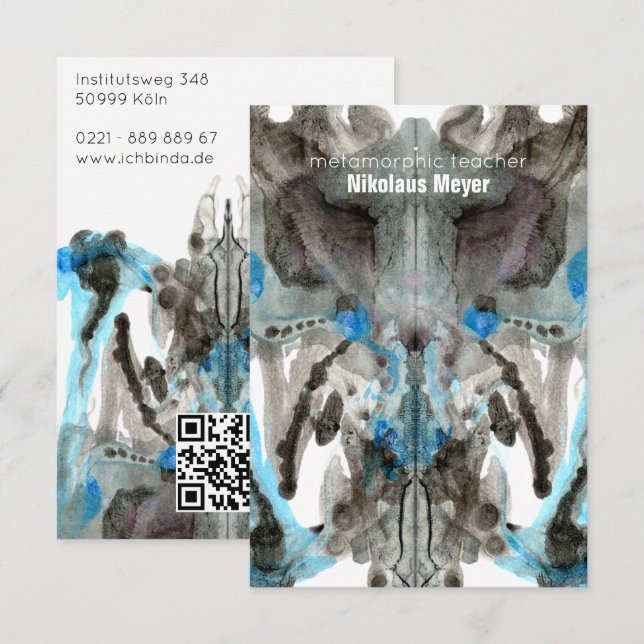 Visionary Art Teacher Oversized Business Card (Front/Back)