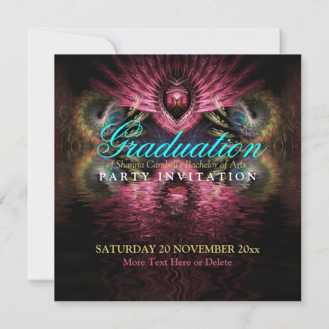 Visionary Arts Graduation Invitation (Front)