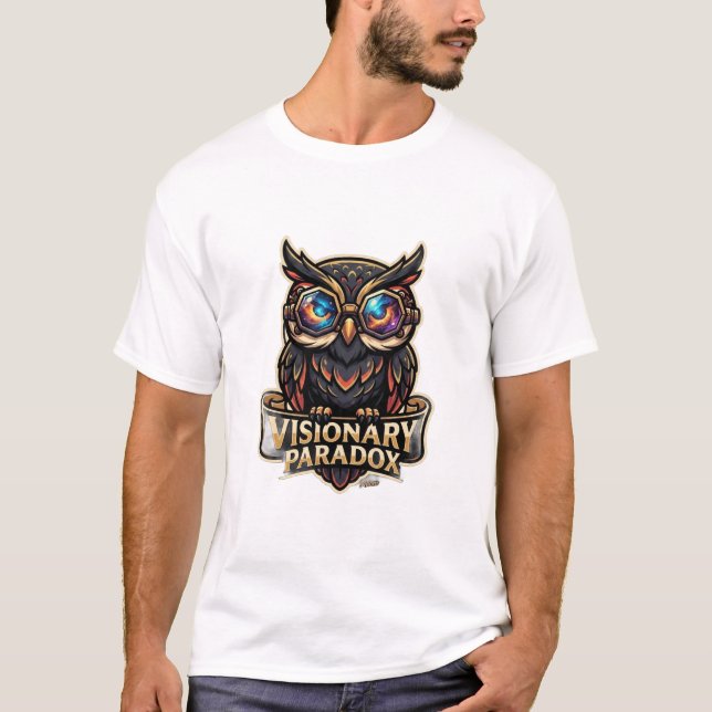Visionary Paradox Owl T-Shirt (Front)