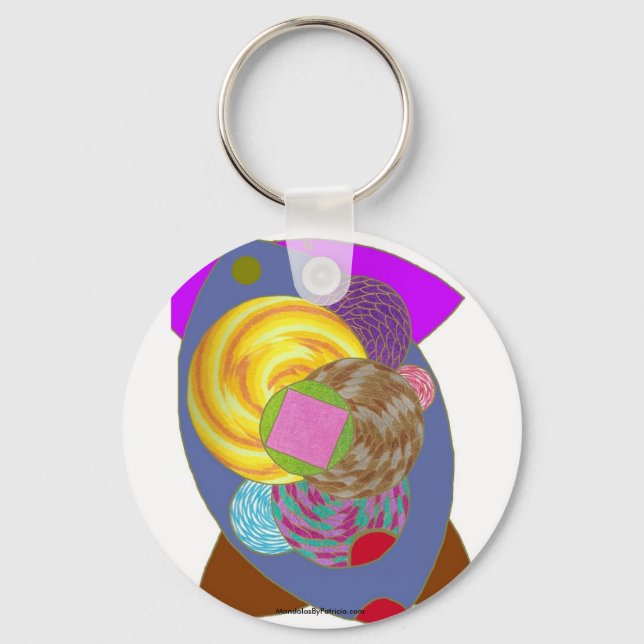 "Visionary Vehicle" Keychain (Front)