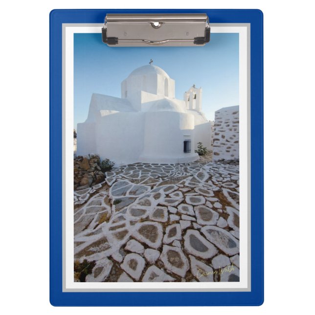 Visions of Greece: "Path to Righteousness" planner Clipboard (Front)