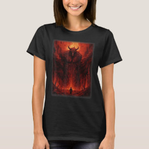Visions of Hell Satan Devils Demons Monster Skelet T-Shirt