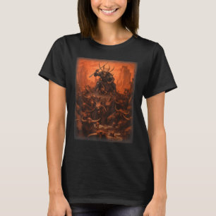 Visions of Hell Satan Devils Demons Monster Skelet T-Shirt